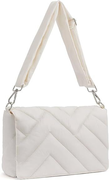 BOSTANTEN Quilted Crossbody Bags for Women Puffer Bag Designer Purse Lightweight Shoulder Handbag... | Amazon (CA)