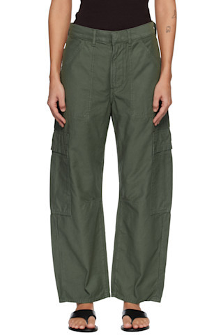 Khaki Marcelle Cargo Pants | SSENSE