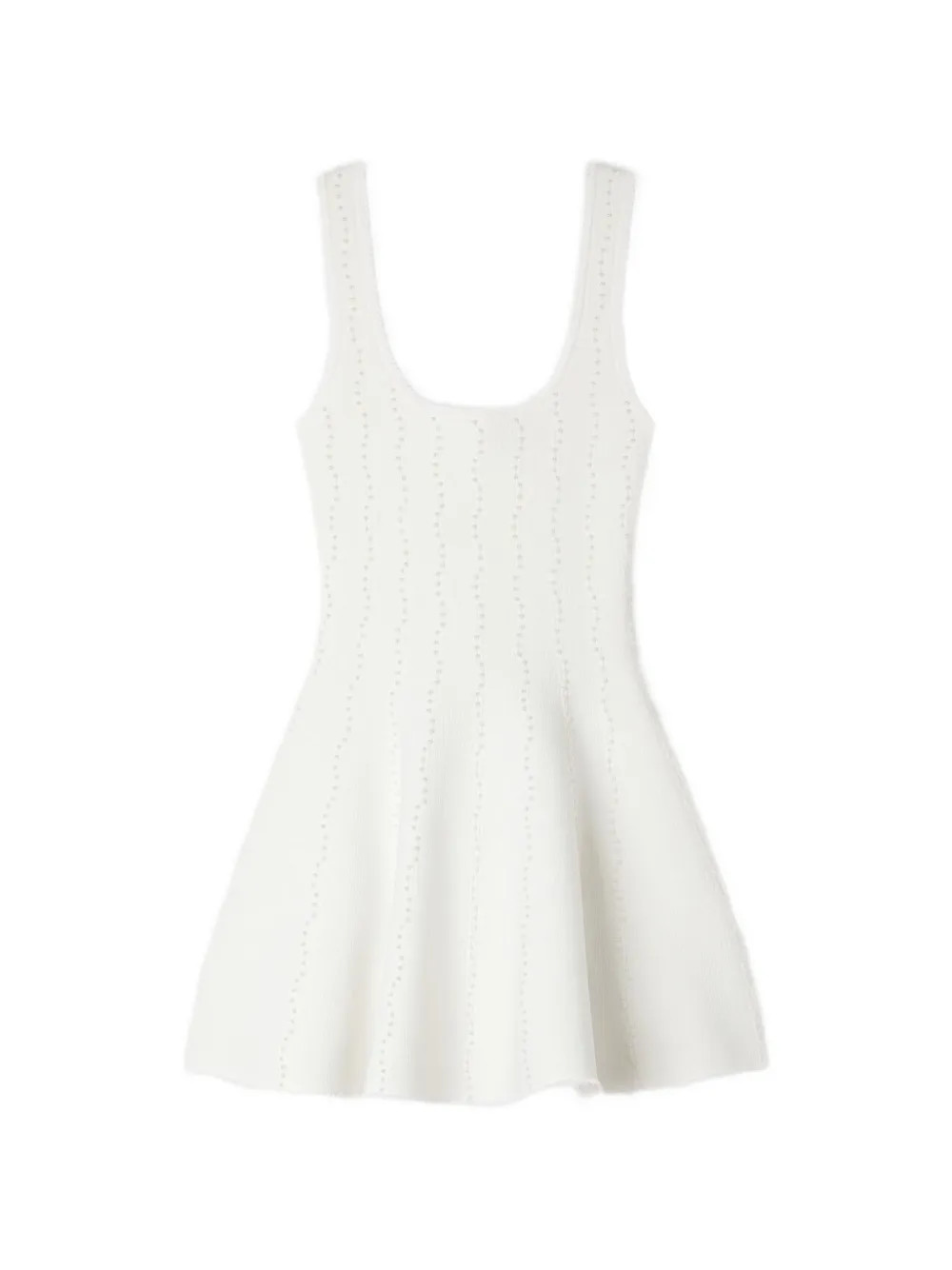 beaded knit mini dress | Farfetch Global