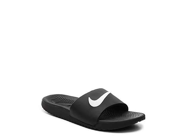 Nike Kawa Slide Sandal - Kids' - Boy's - Black | DSW