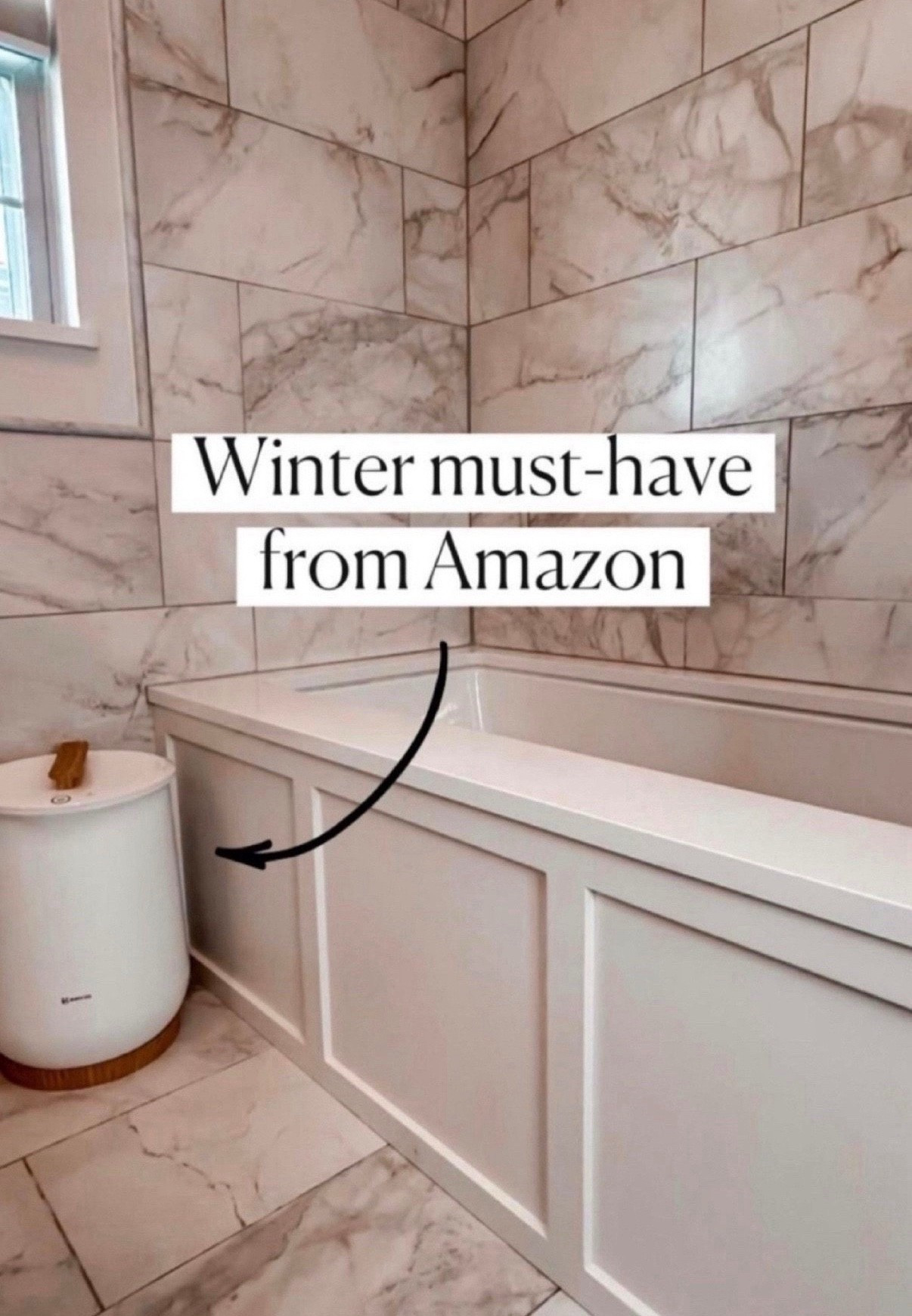 Towel warmer ( feels so luxe!)