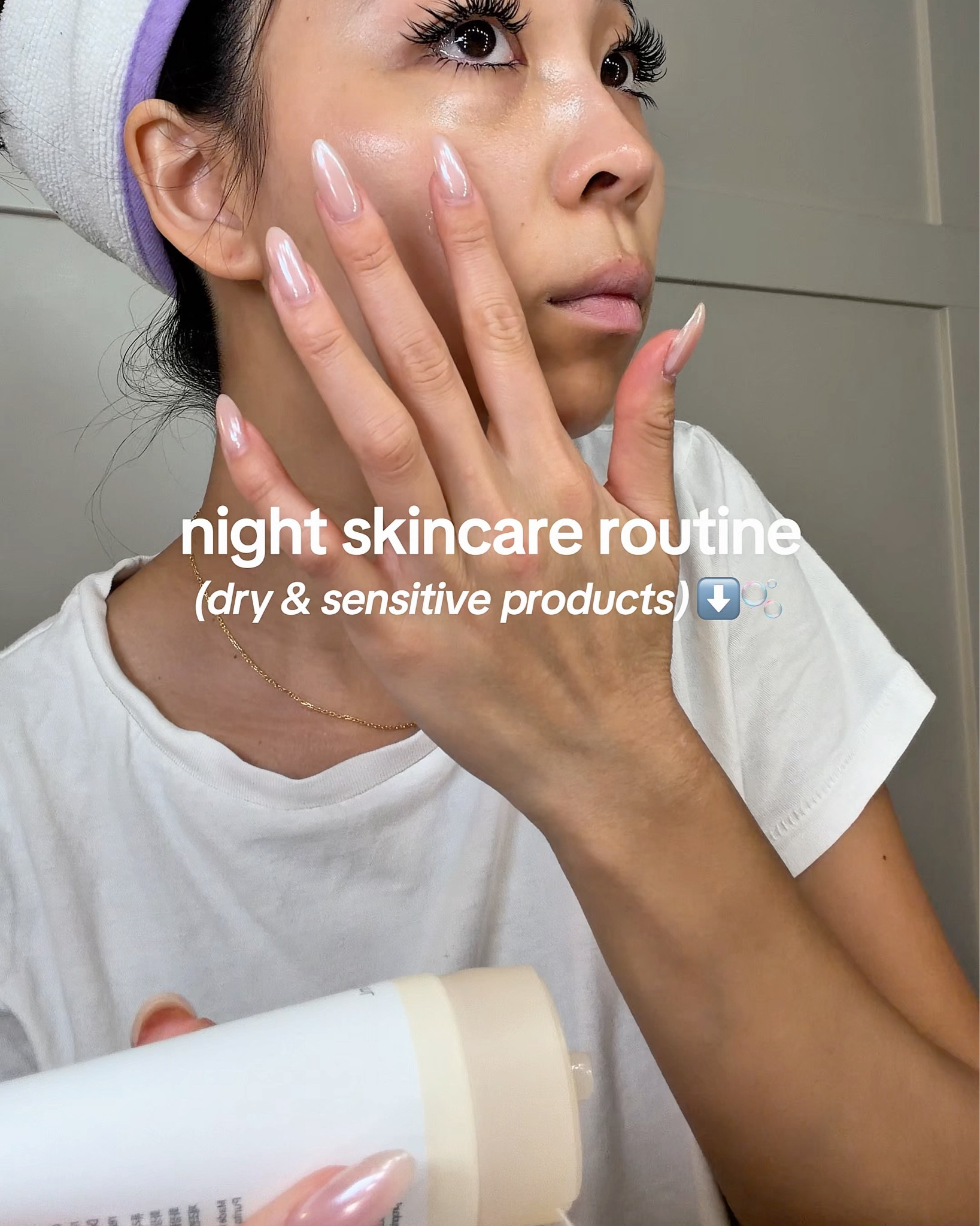 Everyday PM skincare night routine for the dry/combo girlies this winter!! ❄️✨

I’ve dealt with hyperpigmentation and extreme dryness all while having sensitive skin and eczema flare ups. These kbeauty skincare products are my absolute GO-TO because it is so soothing and hydrating!
