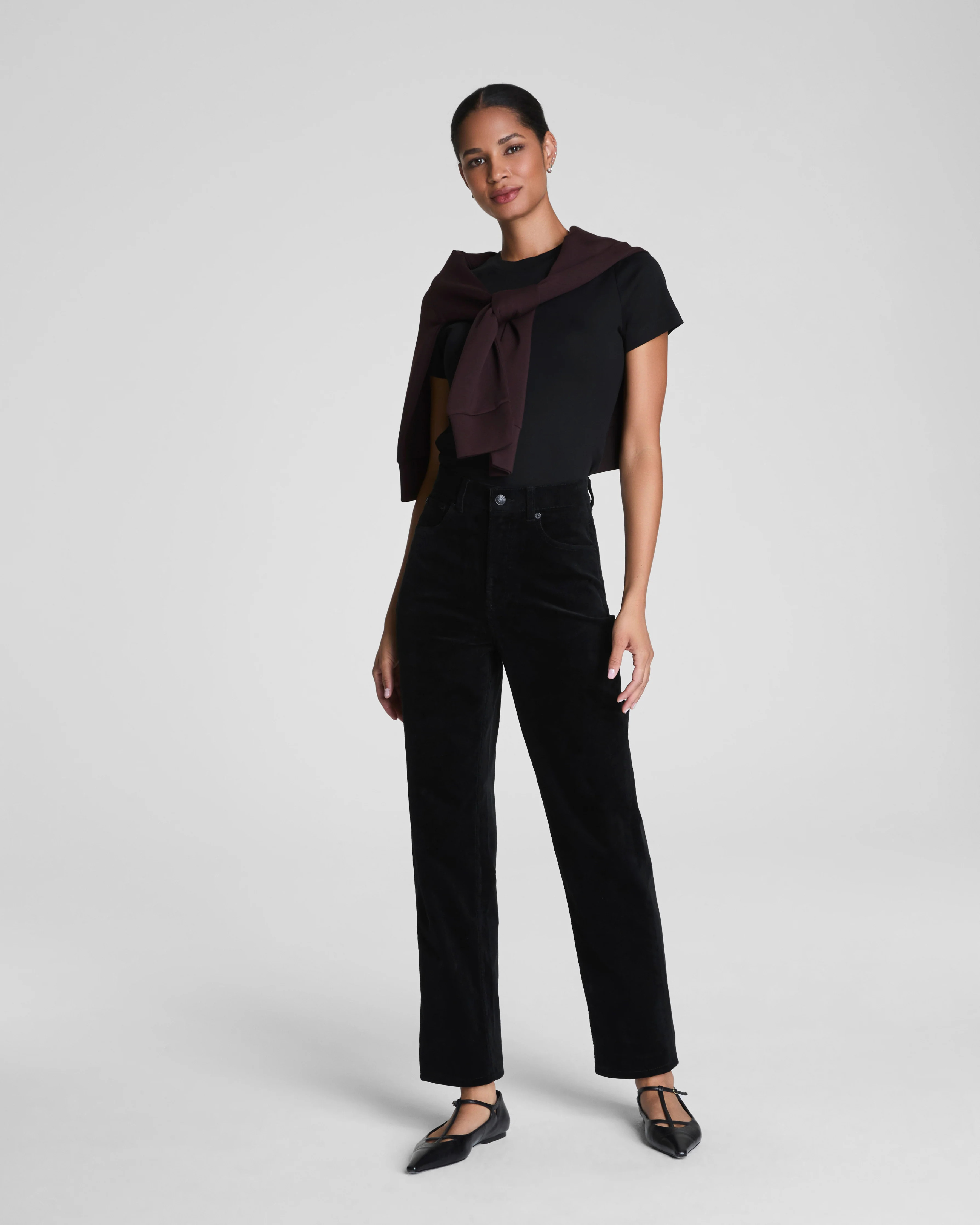 90s Straight Leg Corduroy Pants – SPANXshape™ 360 | SPANX | Spanx Canada