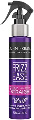 John Frieda Frizz Ease 3-day Flat Iron Spray, Keratin Infused Straightening Spray, Anti Frizz Hea... | Amazon (US)