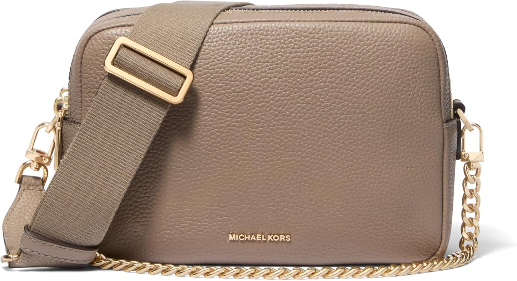 Michael Kors Bryant Medium Double Zip Chain Camera Crossbody Bag | Amazon (US)
