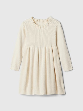 babyGap Ribbed Sweater Dress | Gap Factory