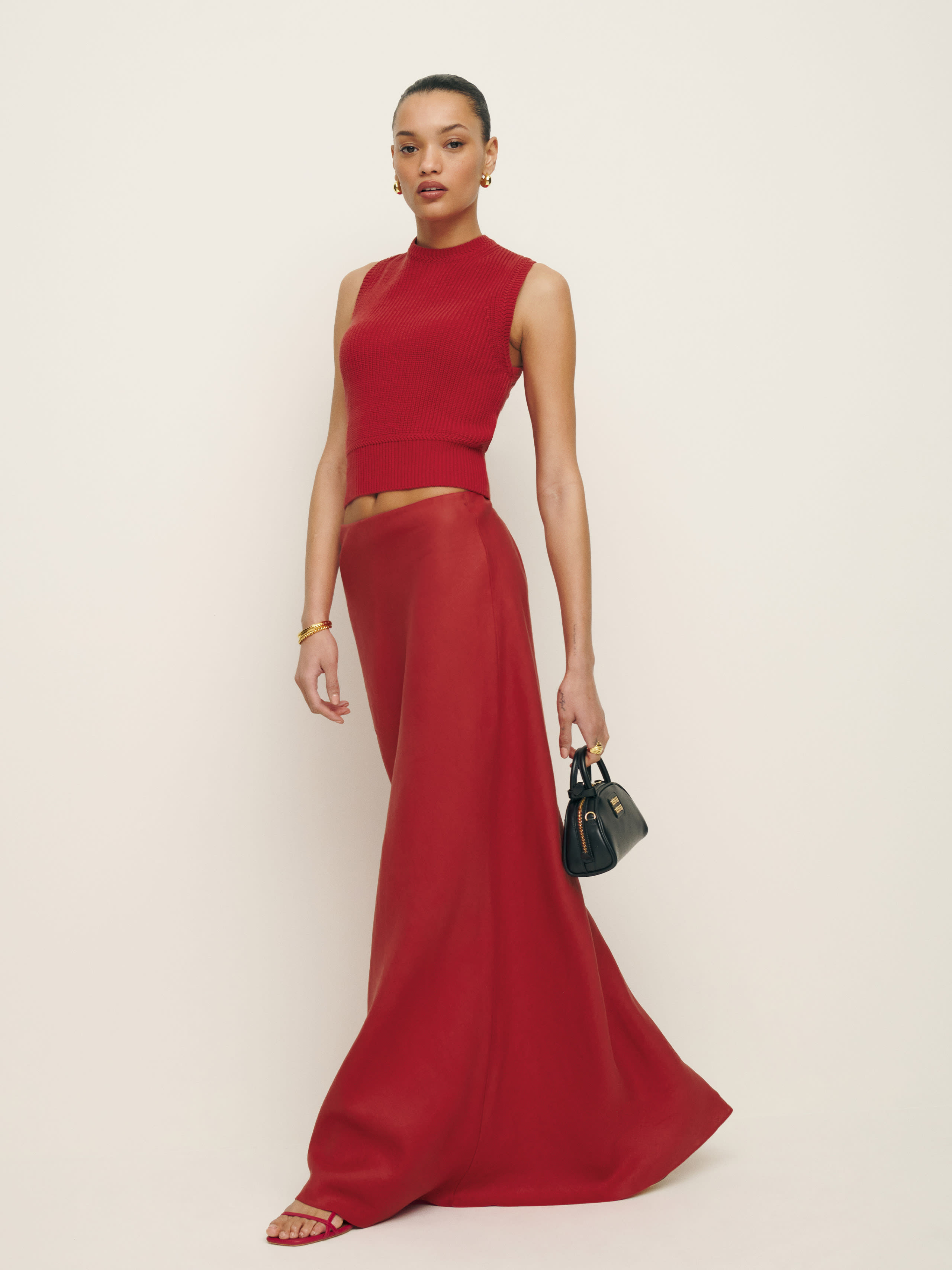 Bella Linen Skirt | Reformation (Global)