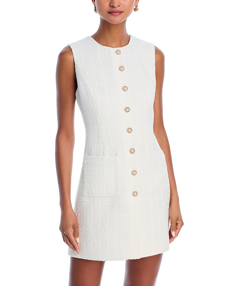 Aqua Tweed Mini Sheath Dress - Exclusive | Bloomingdale's (US)