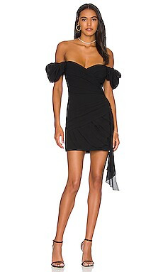 Ronny Kobo Diana Dress in Black from Revolve.com | Revolve Clothing (Global)