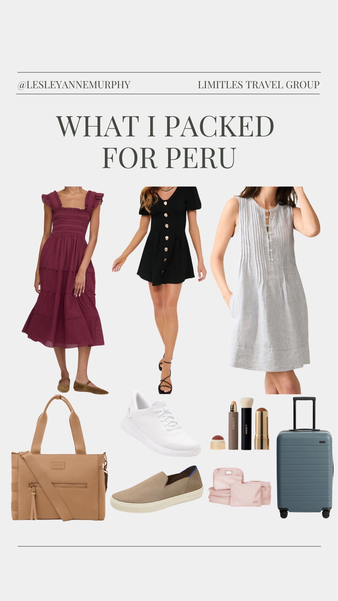 I’m in Peru for work this week and these are a few of my favorite things! #travel #dress #springdress #walkingshoes 


#LTKWorkwear #LTKTravel #LTKStyleTip
