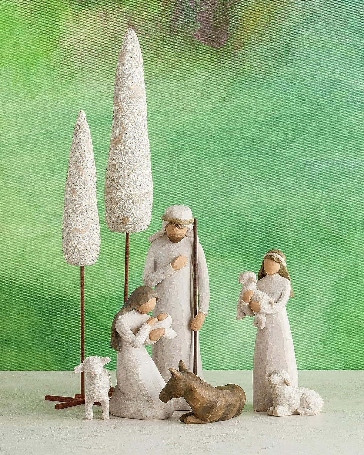 Willow Tree Nativity, Sculpted Hand-Painted Nativity Figures, 6-Piece Set | Amazon (US)