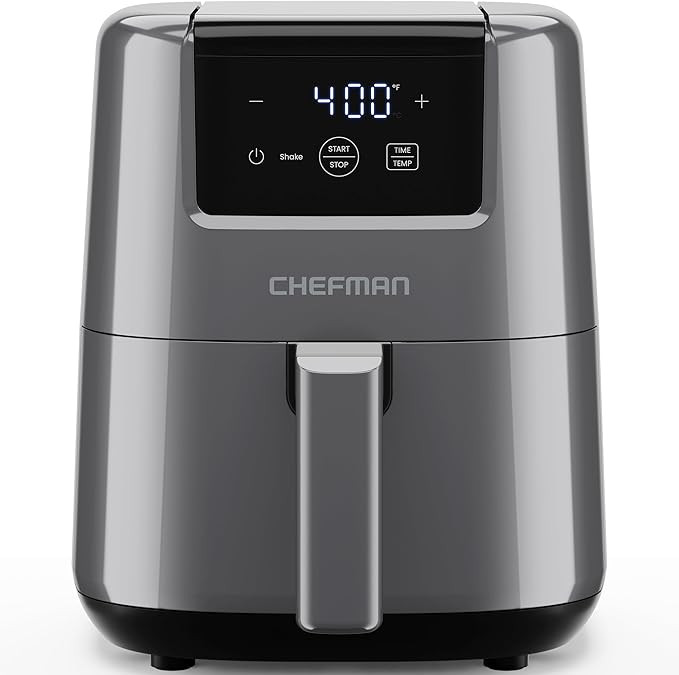 CHEFMAN 2 Qt Mini Air Fryer – Digital Space-Saving Compact Air Fryer with Nonstick and Dishwash... | Amazon (US)