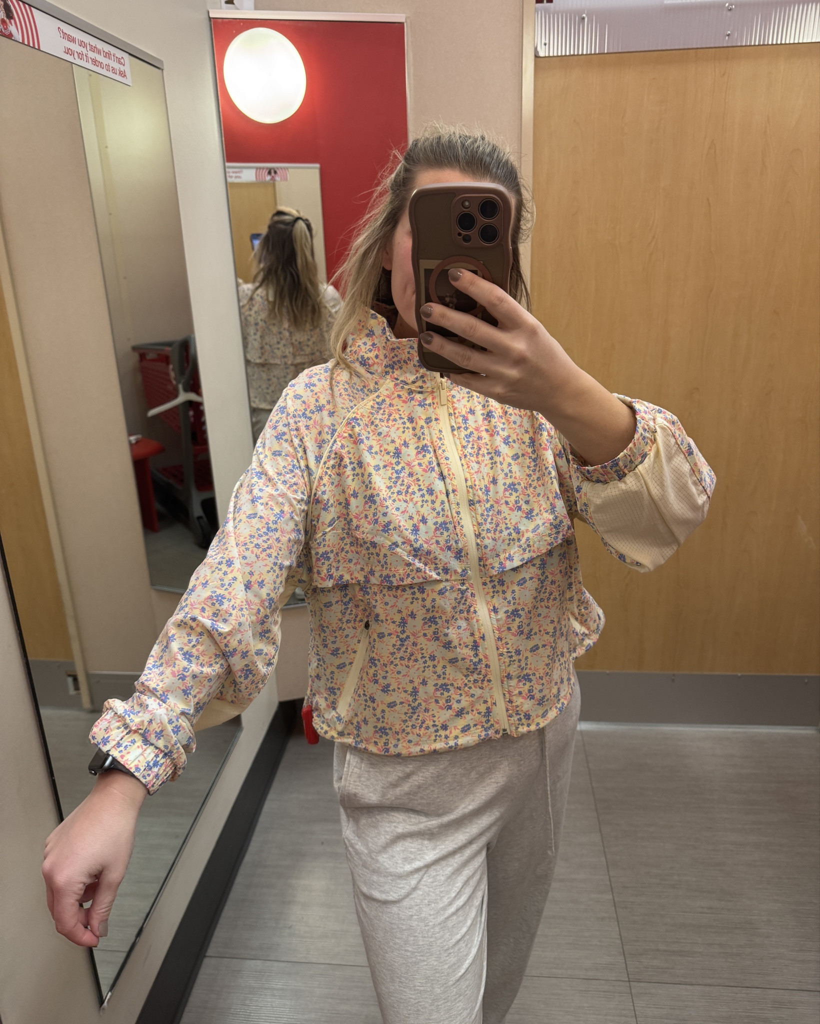 Loving this spring print windbreaker! @Target 

#LTKmomlife #LTKootd #LTKActive