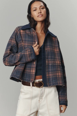 The Lexie Cropped Workwear Jacket by Pilcro | Anthropologie (US)