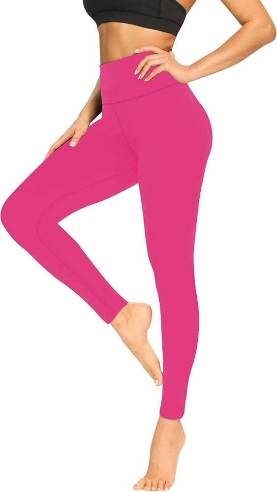 FULLSOFT Buttery Soft Leggings for Women - High Waisted Tummy Control No See Through Workout Yoga... | Amazon (US)