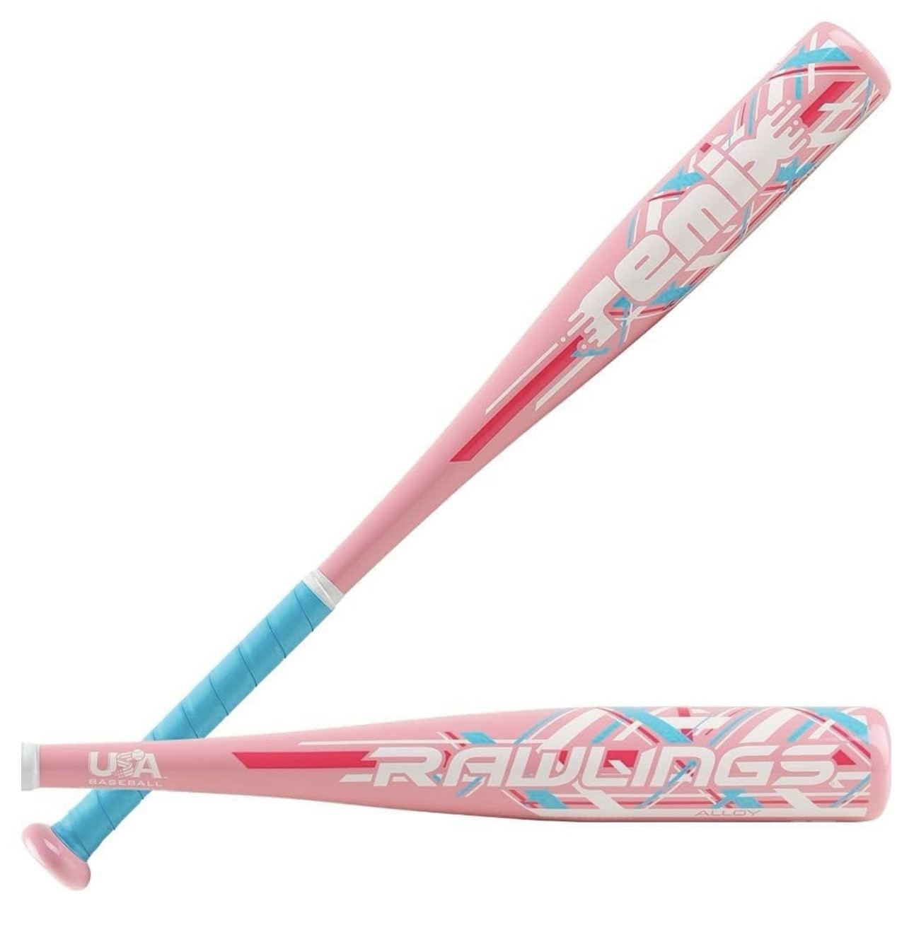 Size 24 inch
Sport T-Ball
Brand Rawlings
Material Aluminum
Color Pink
Handle Material Aluminum
DESIGNED WITH THE PERFECT COMBINATION OF POWER AND CONTROL, the Rawlings Remix USA Baseball Tball Bat (-12) provides players with a larger sweet spot on a bat that is easy to swing
IDEAL FOR YOUTH TBALL PLAYERS AGES 7 AND UNDER, this ultra-lightweight tball bat is a top choice for entry-level players for use with soft-core tballs and will help them to make better contact with the ball
FASTER SWING SPEEDS due to light bat drop weight and durable, 1-piece alloy composition to help players have consistent performance
EYE-CATCHING PINK, BLUE AND WHITE REMIX GRAPHIC DESIGN will help young players stand out on the field
USA BASEBALL APPROVED IN ALL TBALL LEAGUES. -12 Drop Weight - The higher the drop weight, the easier it will be to swing (Drop Weight = Bat Length (inches) subtracted from Bat Weight (ounces))

#LTKSaleAlert #LTKmomlife #LTKKids