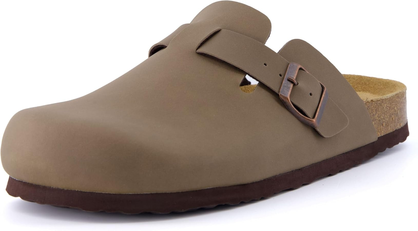 CUSHIONAIRE Men's Haze Cork Footbed Clog with +Comfort | Amazon (US)