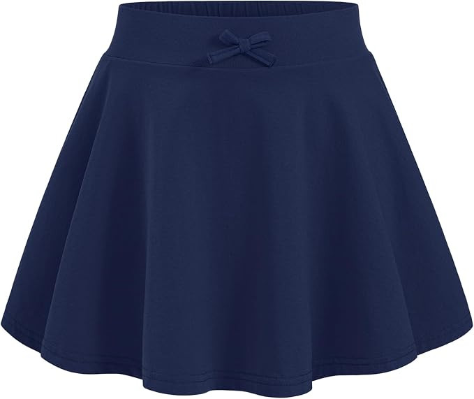 Girls Skirts Kids Casual Skorts Athletic Uniform Skirt with Pockets | Amazon (US)