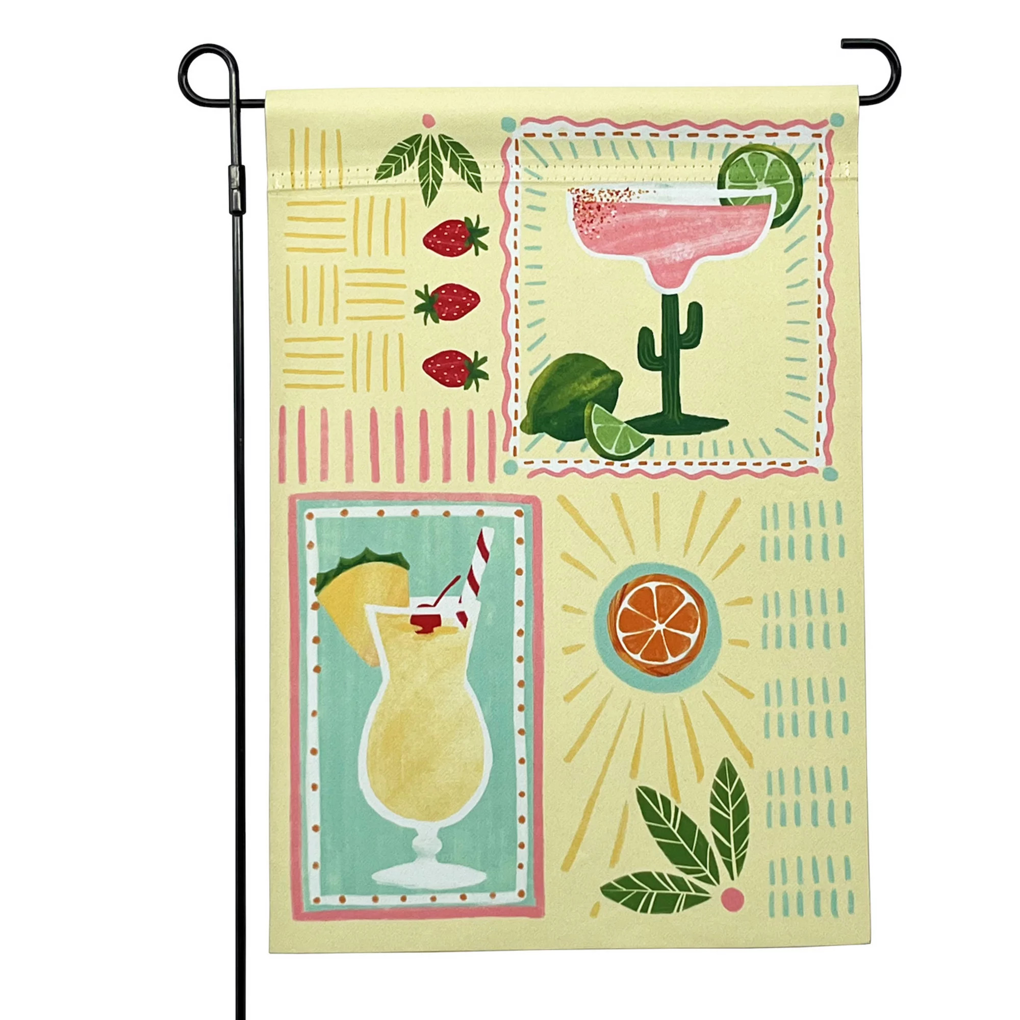 Sonoma Goods For Life® Happy Hour Garden Flag | Kohl's
