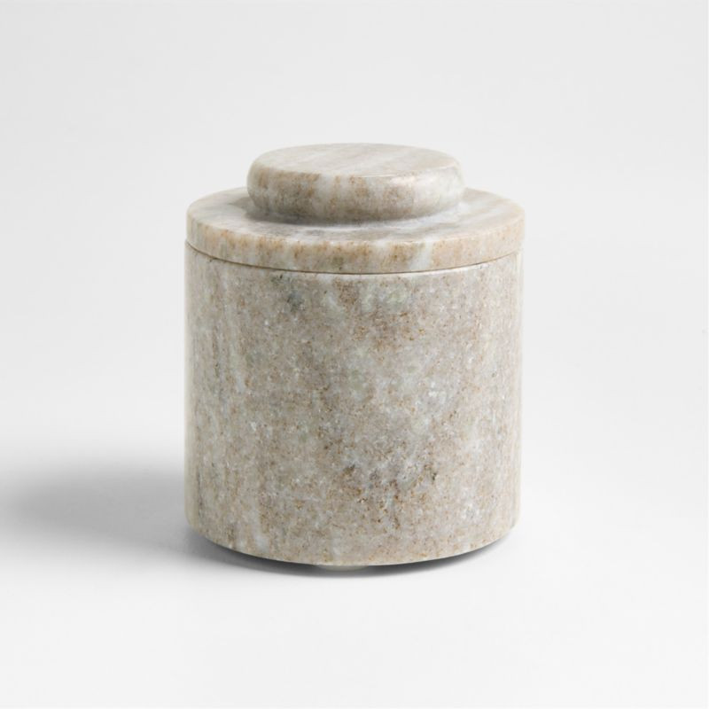 Tuscan Kitchen Marble Salt Cellar + Reviews | Crate & Barrel | Crate & Barrel