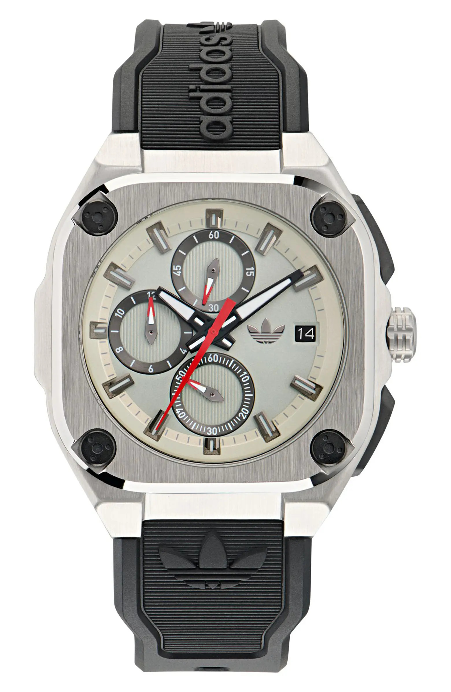 City Tech Three Chronograph Resin Strap Watch, 45mm | Nordstrom