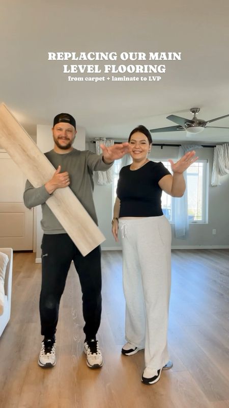 Replaced our old carpet and laminate flooring with LVP & loveeeee this brand! We had it in the old house & it was soo durable with pets and kids! 👏🏻 

#LTKhome #LTKfamily #LTKVideo
