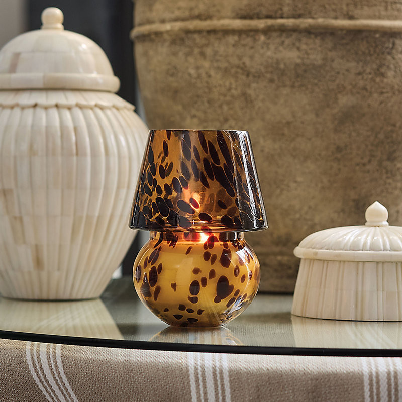 Tortoise Glass Candle Lamp - Tortoise - Eucalyptus Alder Scent - Ballard Designs | Ballard Designs, Inc.
