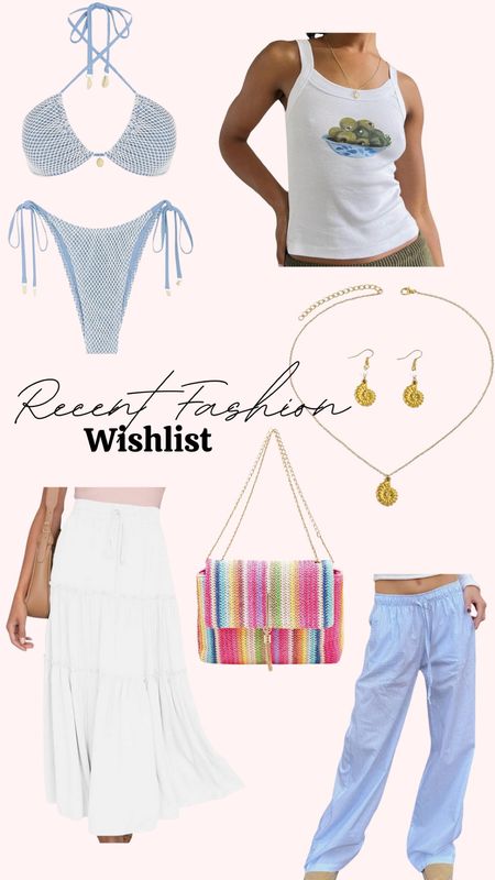 My recent fashion wishlist… probably will be purchased within the next 24 hours!! Loving the coastal style coming this summer 🐚🦞❤️

#LTKSeasonal #LTKSaleAlert #LTKSwim