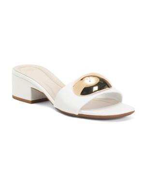 Leather Nika Heeled Sandals | TJ Maxx