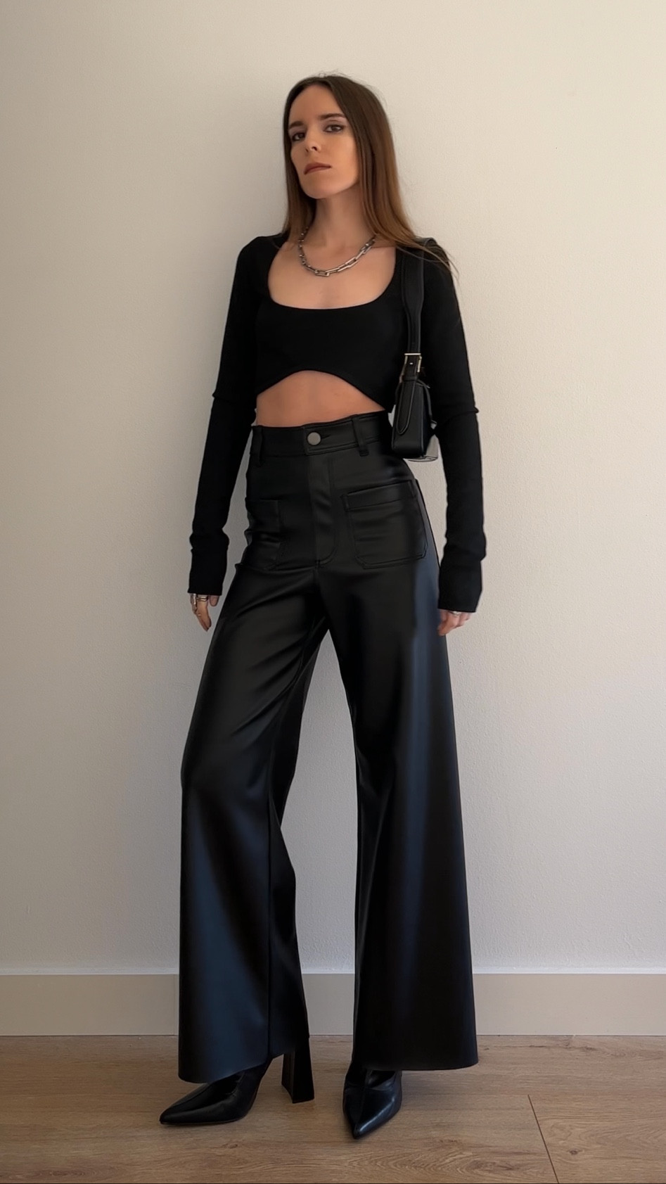 All black outfit and best leather pants ever🖤 

#LTKFind #LTKstyletip #LTKeurope
