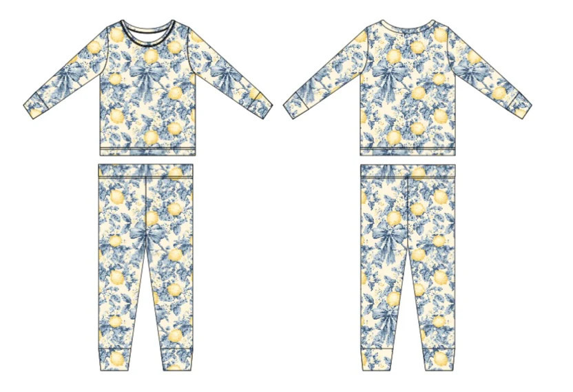 Pre-Order VINTAGE CITRUS TOILE DREAM SET 5/6 | Dream Big Little Co.