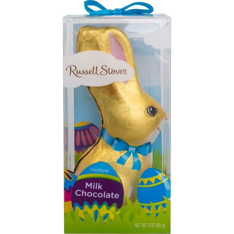 RUSSELL STOVER Easter Bunny Hollow Milk Chocolate Candy Rabbit, 3 oz. | Walmart (US)