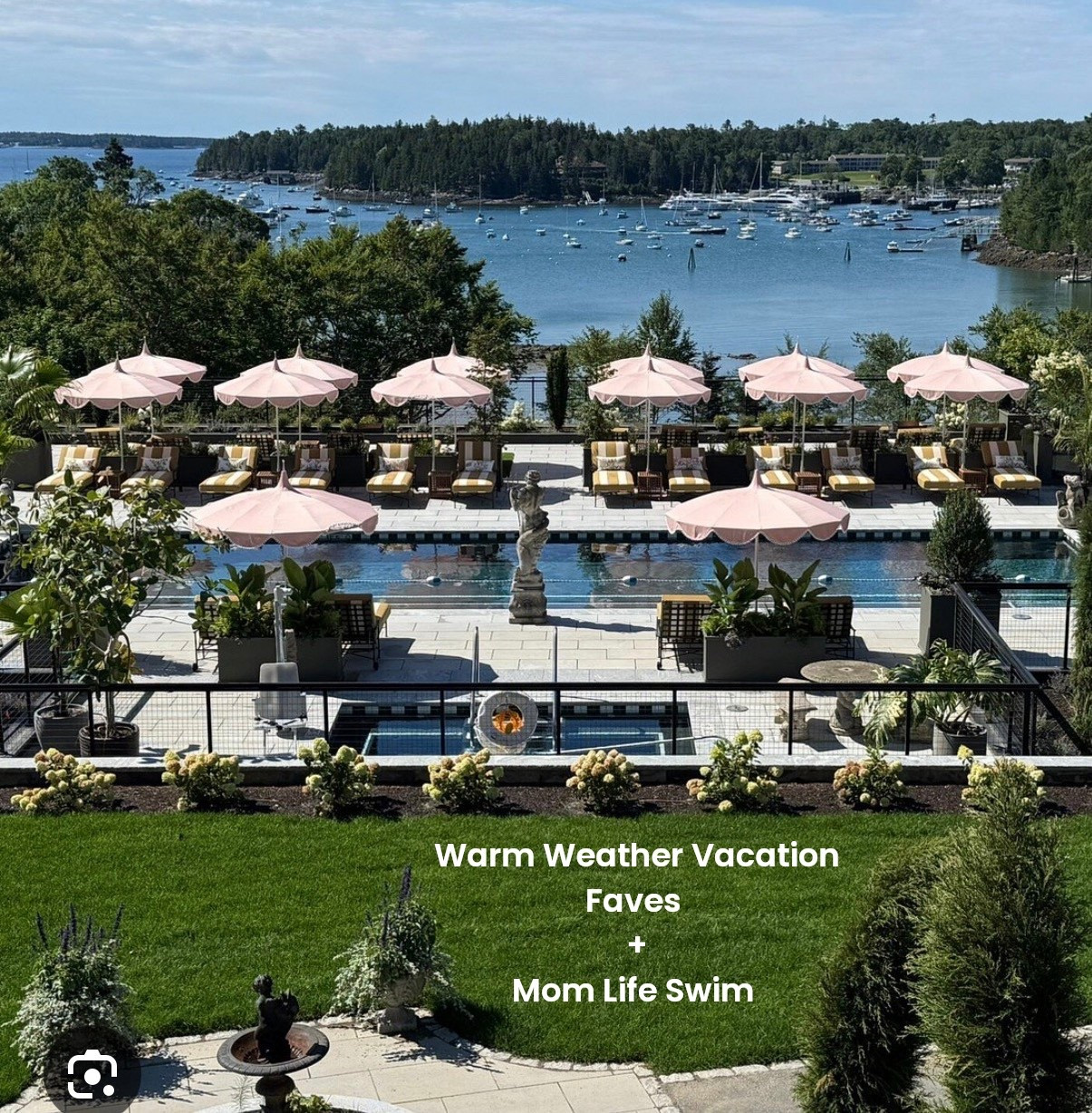 The Asticou Hotel in Maine, Sea Island , Alys Beach, Charleston - Isle of Palms , BlackBerry MTN, The Dunes on the Waterfront in Maine, Four Seasons Surfside …. We love all of these ! Hoping to try The Asticou and Heading to the Boca Raton in a few weeks. 

