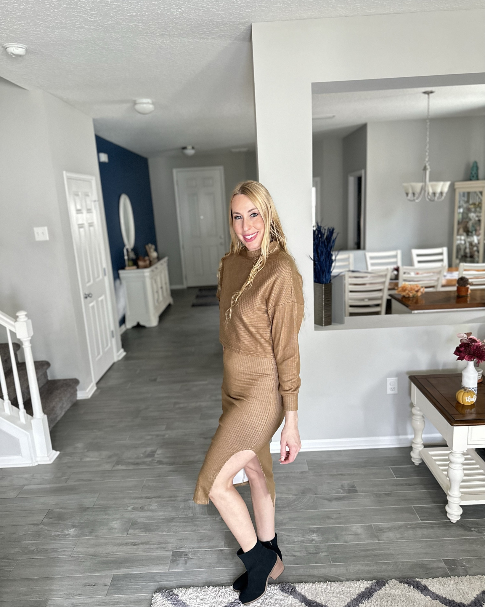 Two piece skirt set in coffee
🖤 wearing size small, fits true to size 
🖤 cropped and loose top, fitted and stretchy skirt 

#LTKFindsUnder100 #LTKStyleTip #LTKFindsUnder50