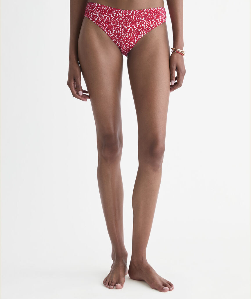Ruched Low-Rise Bikini Bottom | vineyard vines