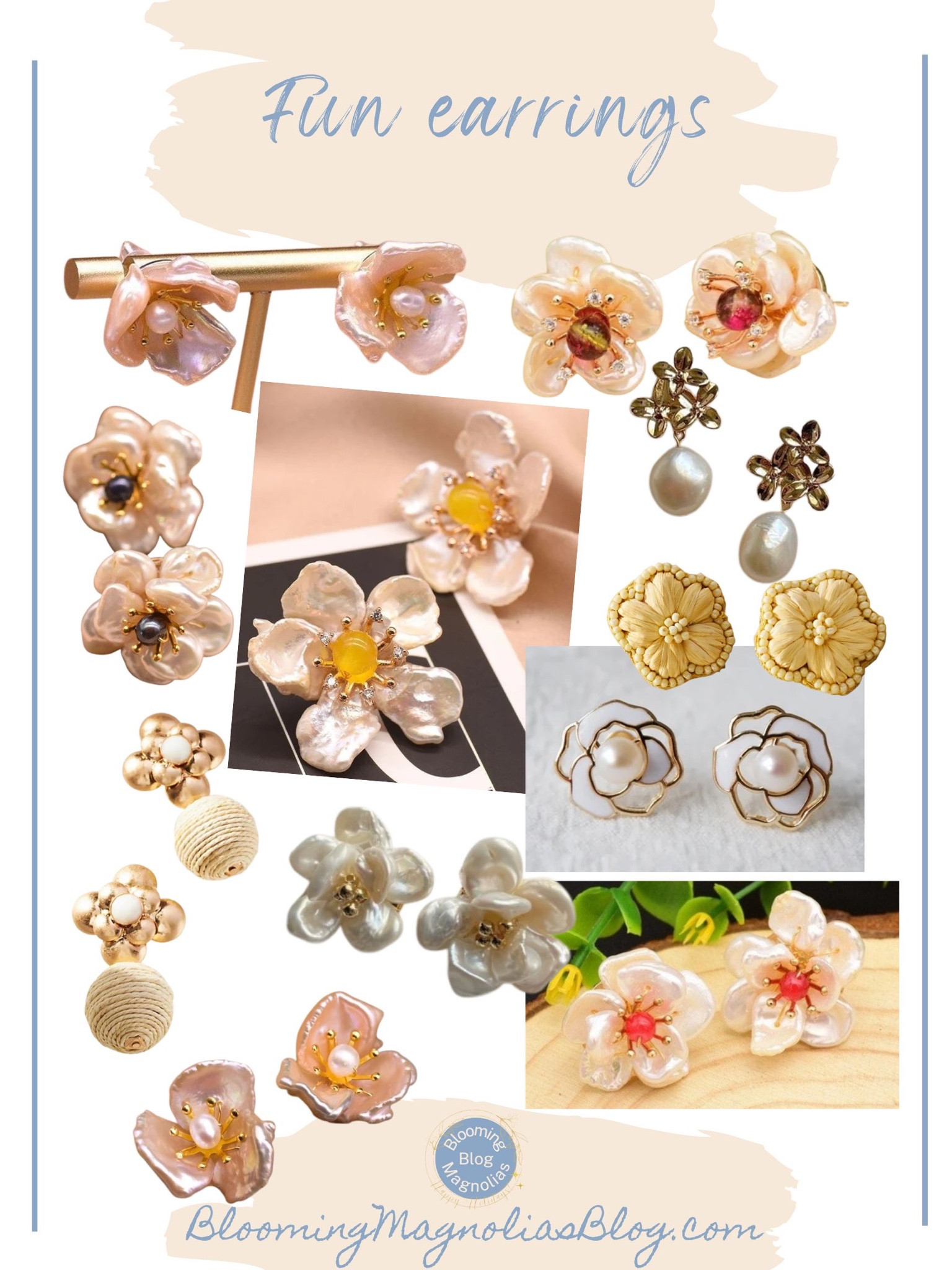 Bridal earrings, pearl earrings, statement earrings. 

#LTKFind #LTKwedding