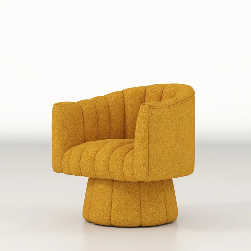 Murrow Upholstered Swivel Barrel Chair | Wayfair North America