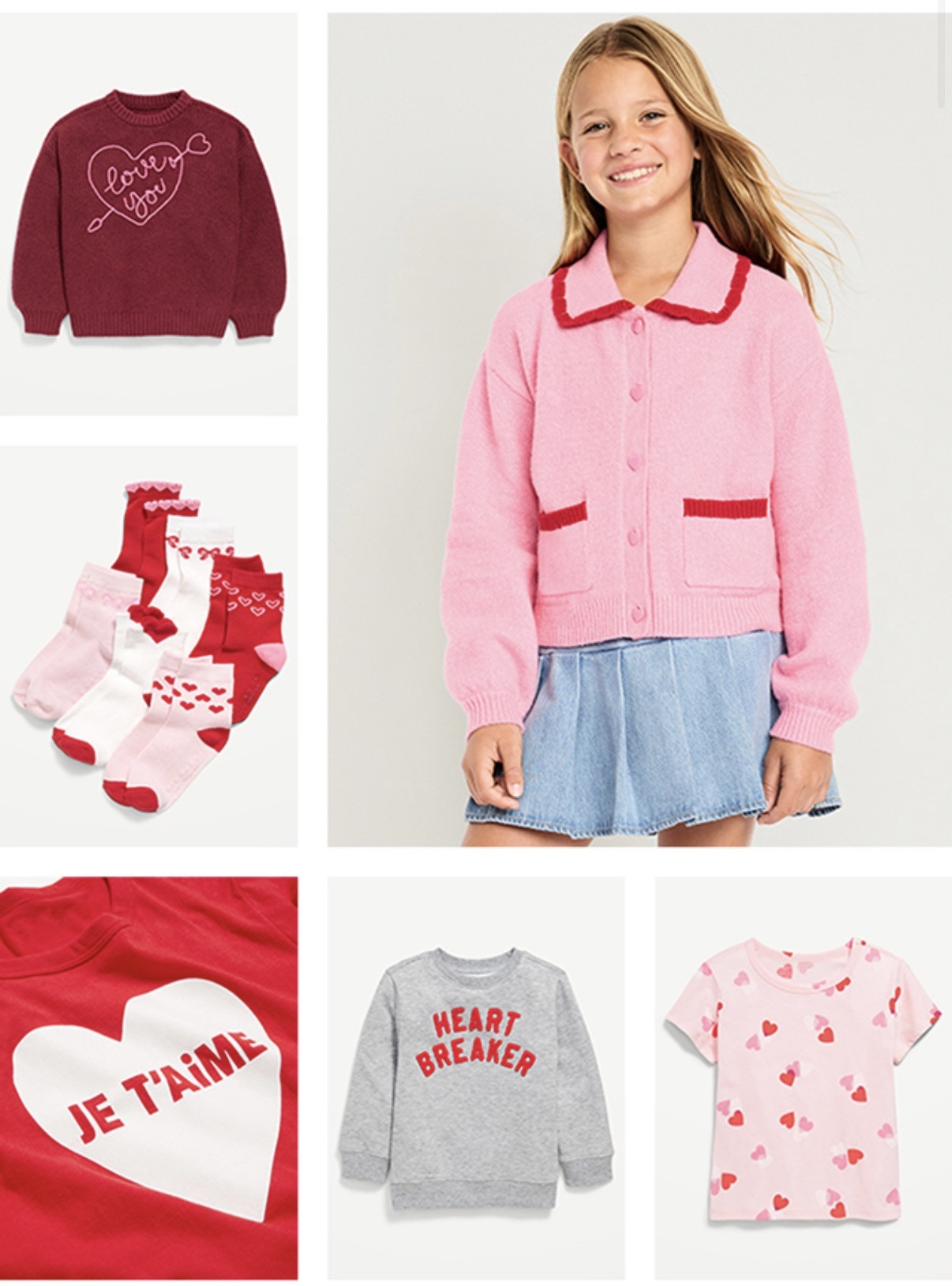 Valentine’s Day outfits for the whole family at Old Navy 💕✨
From cozy sweaters and heart-filled tees to cute pajamas for everyone — Old Navy makes matching (or coordinating) easy and affordable.
I linked all our favorite Valentine’s Day family finds on LTK so you can get everyone dressed and ready for love month.

#oldnavy #valentinesday #familyfashion #matchingoutfits #valentinesoutfits #LTKfashion #LTKkids #LTKfinds #LTKsale #shoppingfavorites #onlineshopping #ShoppingWithPriiincesss #Atlantamom #AtlantaCreator #Atlantacontentcreators