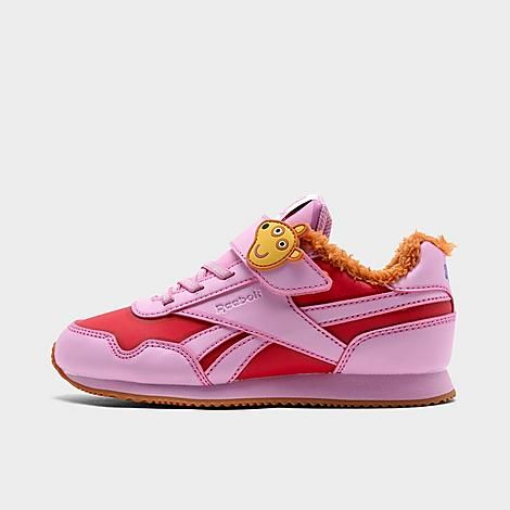 Reebok Girls' Little Kids' Peppa Pig Royal Classic Jogger 3 Casual Shoes in Pink/Icono Pink Size 1.0 | Finish Line (US)