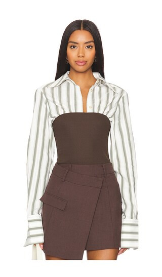 Pippa Top in Meadow Stripe | Revolve Clothing (Global)