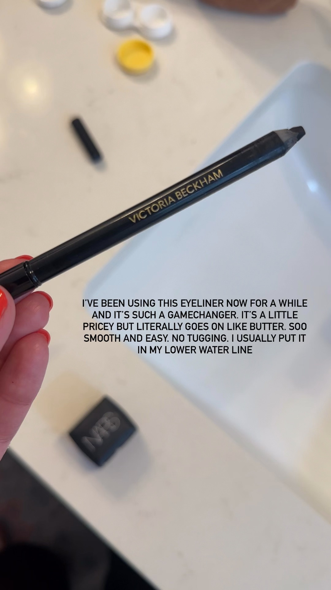 Victoria Beckham Kajal eyeliner. I use the black.

#LTKBeauty