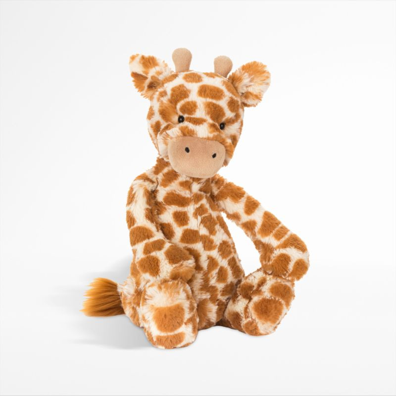 Jellycat Medium Bashful Giraffe Kids Stuffed Animal | Crate & Kids | Crate & Barrel