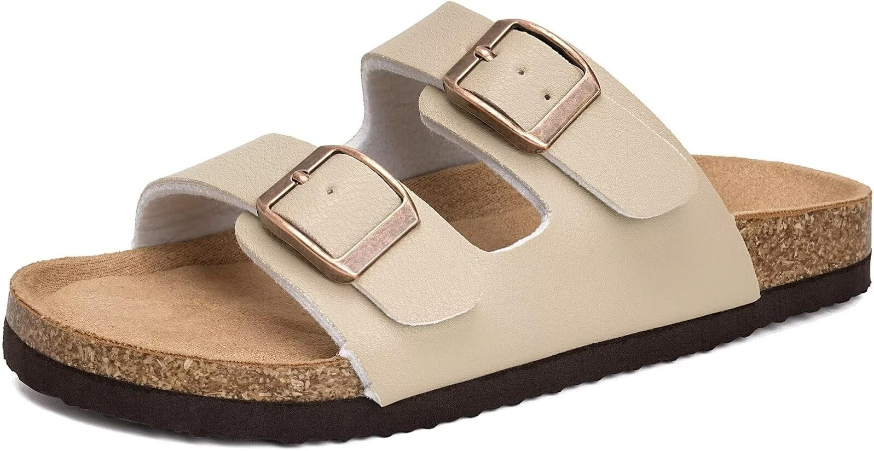 Torotto Kids Sandals Boys Girls Slide Summer Non-slip Cork Glitter Toddler Slippers with Adjustab... | Amazon (US)