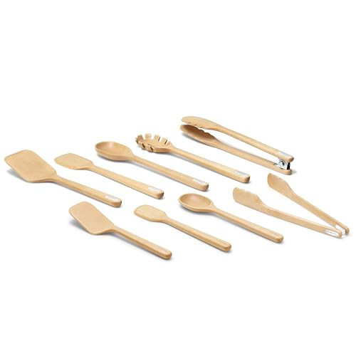 Caraway 9-Piece Wooden Kitchen Utensils Set for Cooking | Amazon (US)