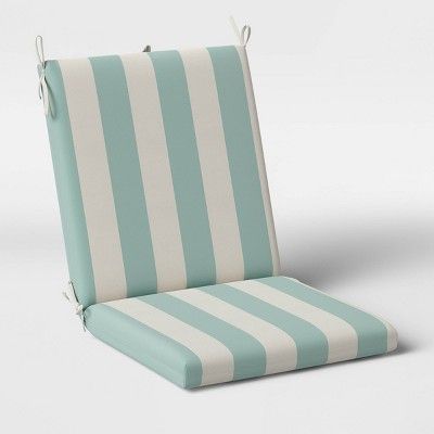 Cabana Stripe Outdoor Chair Cushion DuraSeason Fabric™ - Threshold™ | Target