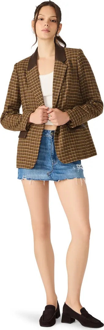 Steve Madden Plaid Boyfriend Blazer | Nordstromrack | Nordstrom Rack