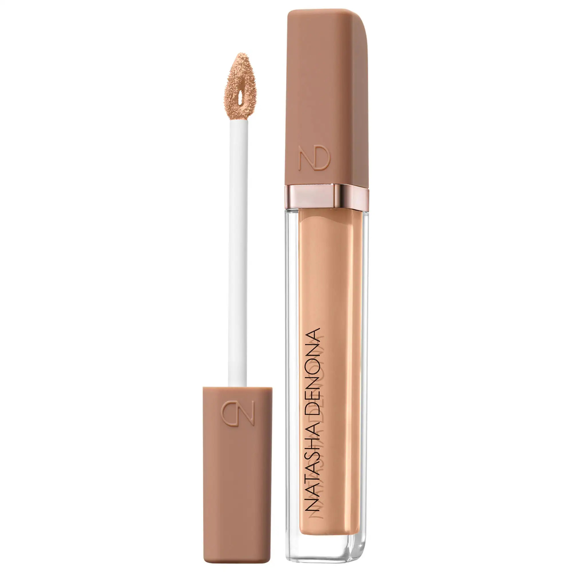 NATASHA DENONA Hy-Glam Brightening & Hydrating Medium to Full Coverage Crease Proof Serum Concealer N8 0.25 oz / 7.39 mL | Sephora (US)