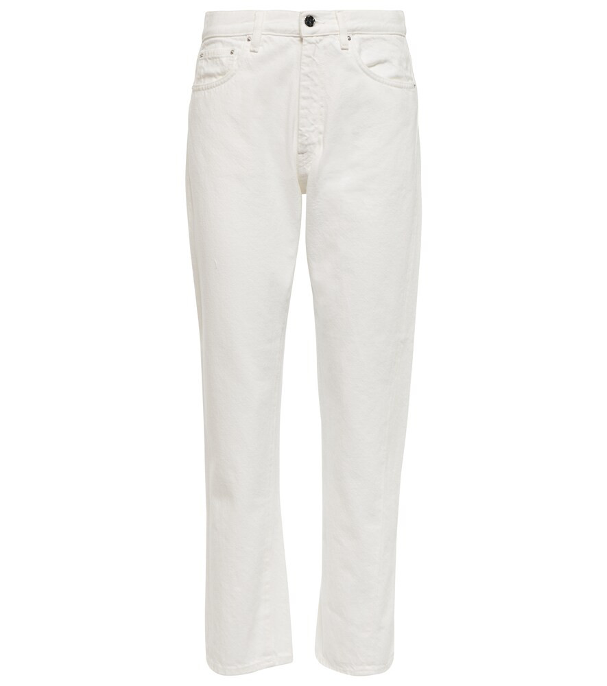 Toteme High-rise straight cropped jeans | Mytheresa (US/CA)