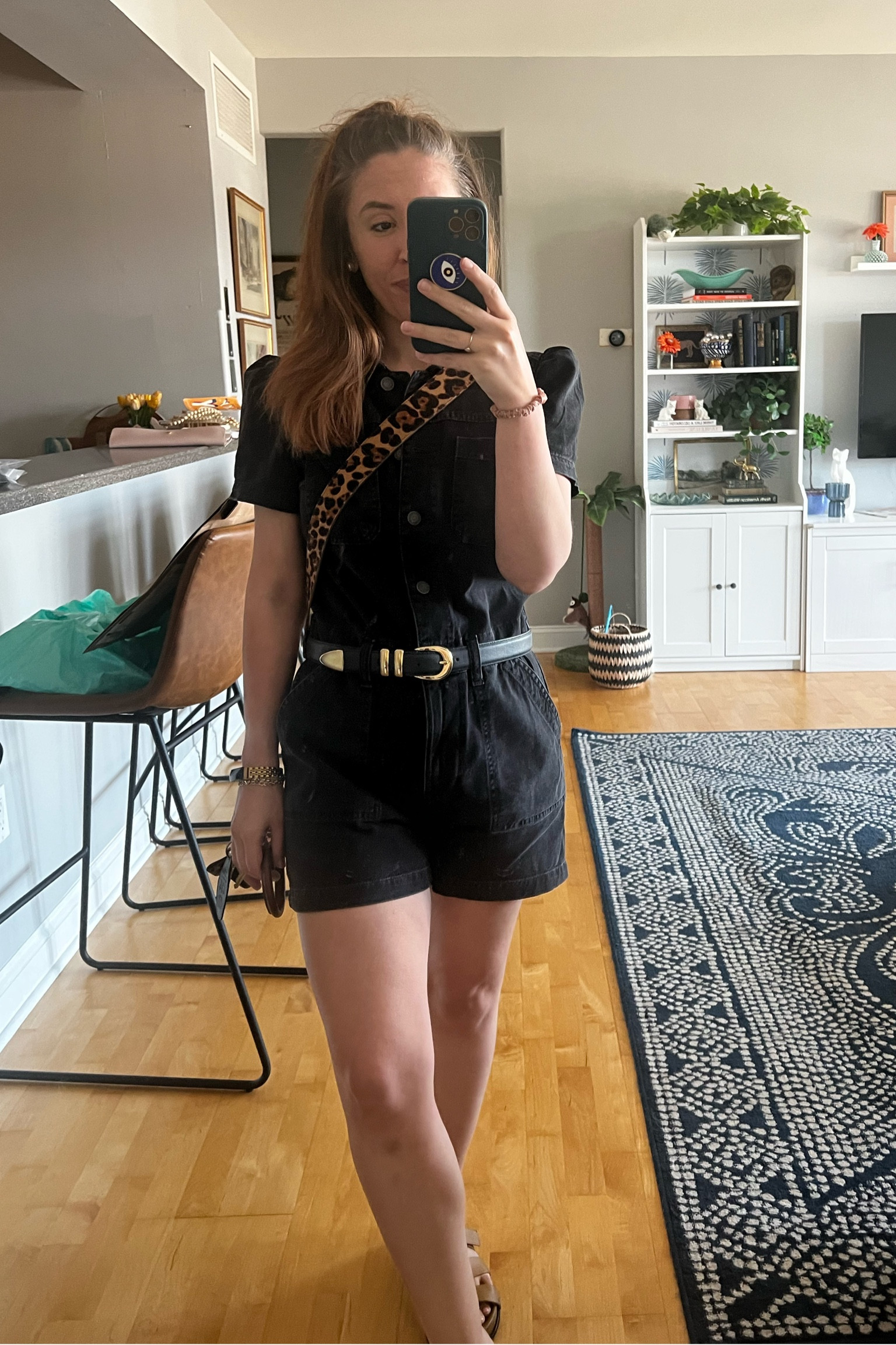 Gap denim puff sleeve romper and vintage belt 

#LTKStyleTip #LTKFindsUnder100 #LTKFindsUnder50