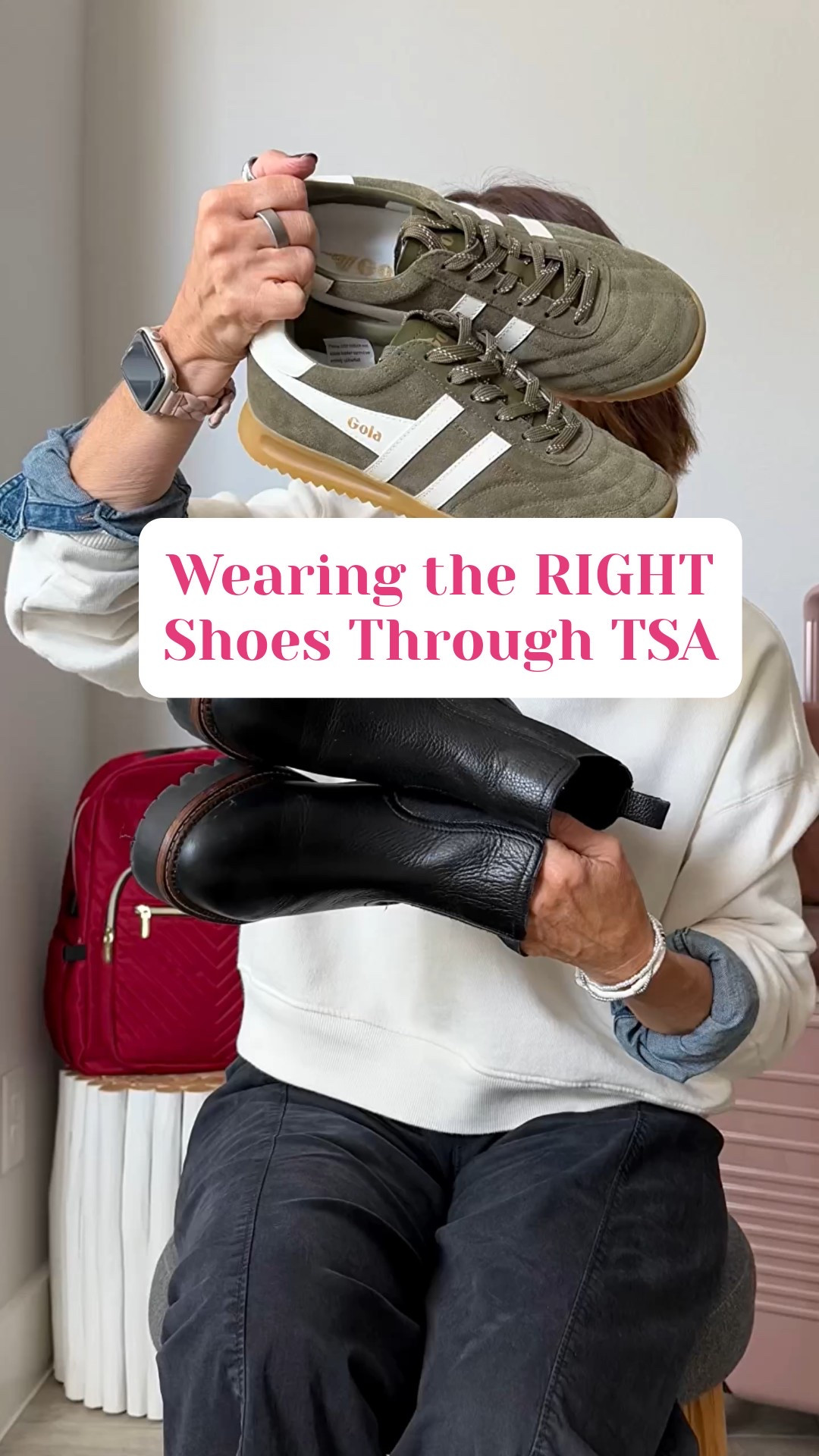 Shoes on for EVERYONE - Unless you wear the wrong ones through airport security 

#LTKTravel #LTKShoeCrush